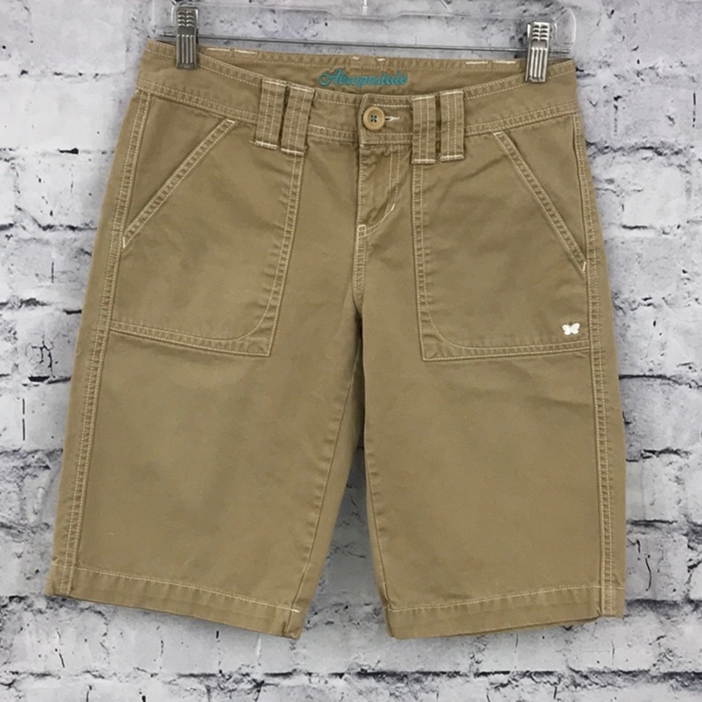 Aeropostale Contrast Stitch Bermuda Shorts 09220